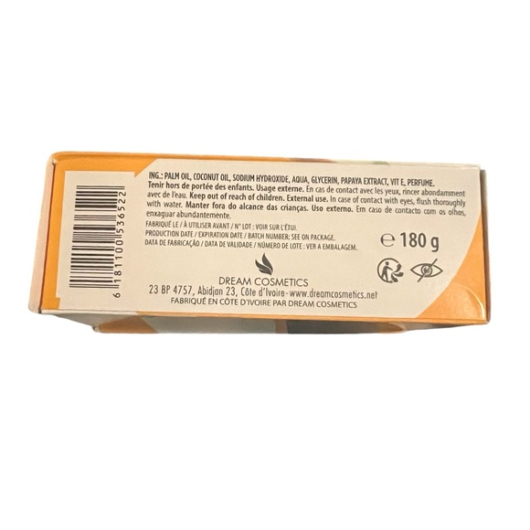 Paw Paw Papaya Skin Clarifying Skin Brightening  Lotion Soap Bar 180 g - Picture 2 of 3